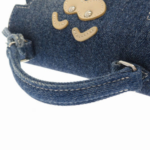 新品同様 レディメイド ドールバッグ デニム ブルー シルバー金具 ハンドバッグ バッグ ドール 青 0050 【中古】 READYMADE