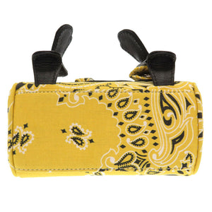 新品同様 レディメイド ドールバッグ キャンバス イエロー ブラック 2WAY ハンドバッグ バッグ 黄 黒 0051【中古】READYMADE