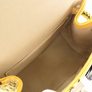 新品同様 レディメイド ドールバッグ キャンバス イエロー ブラック 2WAY ハンドバッグ バッグ 黄 黒 0051【中古】READYMADE