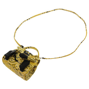 新品同様 レディメイド ドールバッグ キャンバス イエロー ブラック 2WAY ハンドバッグ バッグ 黄 黒 0051【中古】READYMADE