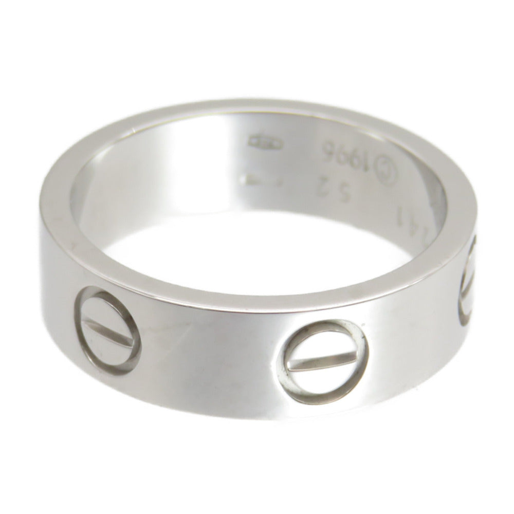 新品同様 カルティエ ラブリング 750WG #52 指輪 K18WG ホワイトゴールド 12号 ジュエリー アクセサリー 0097【中古】CARTIER レディース