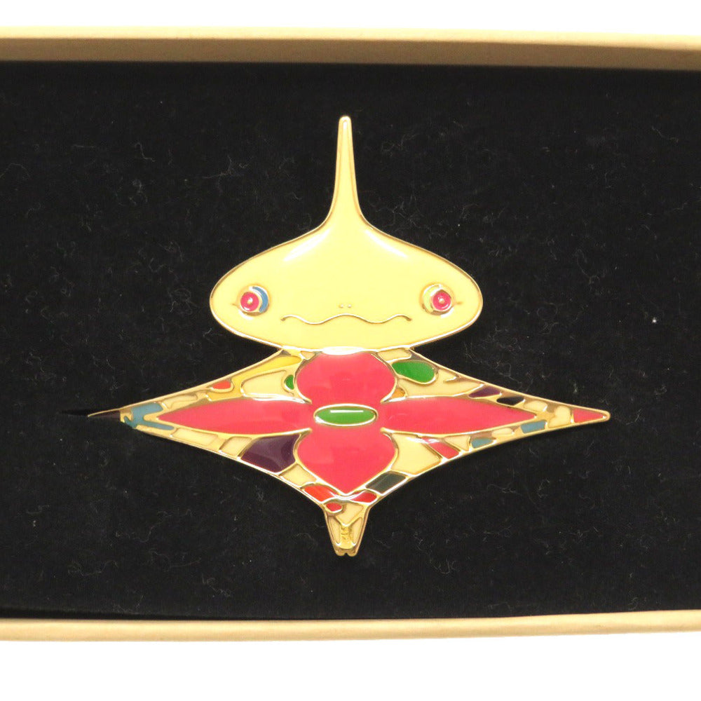 未使用 ルイ ヴィトン 村上隆 キャラクターズ M92595 パンダ フラワーハットマン オニオンヘッド バレッタ 髪留め アクセサリー LV 0116 【中古】 LOUIS VUITTON