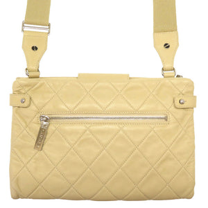美品 シャネル スポーツライン レザー ベージュ 12番台 ココマーク ショルダーバッグ バッグ 0037 【中古】 CHANEL