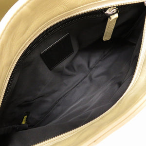 美品 シャネル スポーツライン レザー ベージュ 12番台 ココマーク ショルダーバッグ バッグ 0037 【中古】 CHANEL