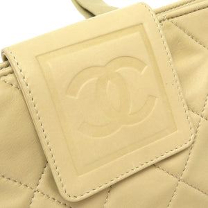 美品 シャネル スポーツライン レザー ベージュ 12番台 ココマーク ショルダーバッグ バッグ 0037 【中古】 CHANEL