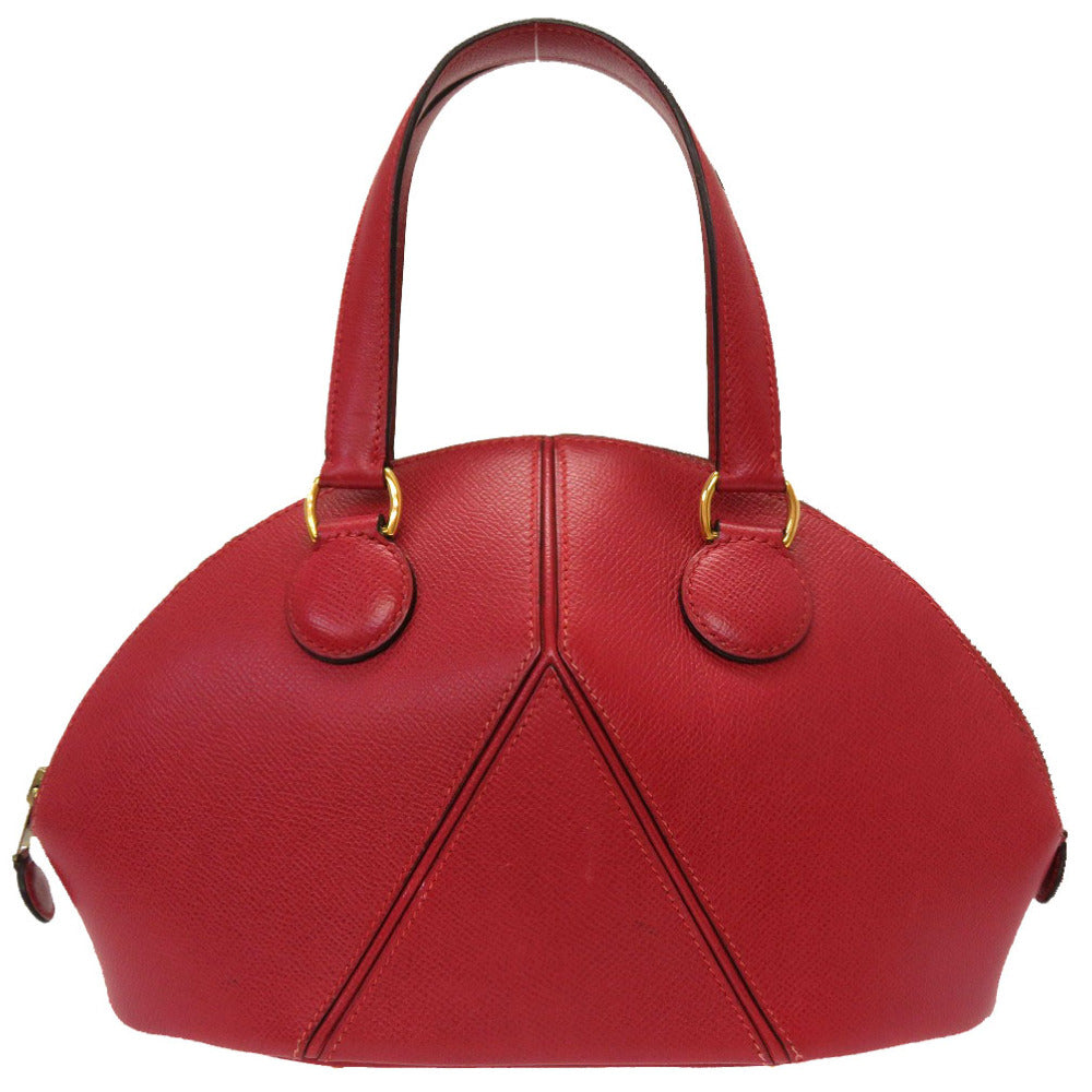 美品 エルメス イルドヴォー クシュベル ルージュヴィフ ゴールド金具 〇Y刻印 ヴィンテージ 2WAY ハンドバッグ バッグ 赤 0054 【中古】 HERMES