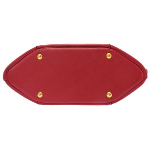 美品 エルメス イルドヴォー クシュベル ルージュヴィフ ゴールド金具 〇Y刻印 ヴィンテージ 2WAY ハンドバッグ バッグ 赤 0054 【中古】 HERMES
