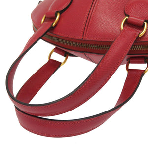 美品 エルメス イルドヴォー クシュベル ルージュヴィフ ゴールド金具 〇Y刻印 ヴィンテージ 2WAY ハンドバッグ バッグ 赤 0054 【中古】 HERMES