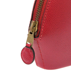 美品 エルメス イルドヴォー クシュベル ルージュヴィフ ゴールド金具 〇Y刻印 ヴィンテージ 2WAY ハンドバッグ バッグ 赤 0054 【中古】 HERMES