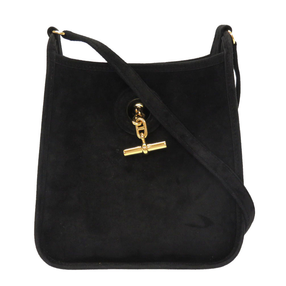 美品 エルメス ヴェスパTPM ドブリス ブラック ゴールド金具 □H刻印 ショルダーバッグ バッグ 0056 【中古】 HERMES シェーヌダンクル