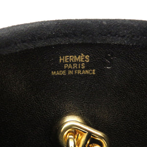 美品 エルメス ヴェスパTPM ドブリス ブラック ゴールド金具 □H刻印 ショルダーバッグ バッグ 0056 【中古】 HERMES シェーヌダンクル