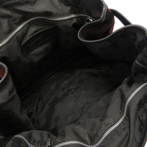 クロムハーツ フレアニー ハラコ レザー ボルドー トートバッグ バッグ 0077 【中古】 CHROME HEARTS