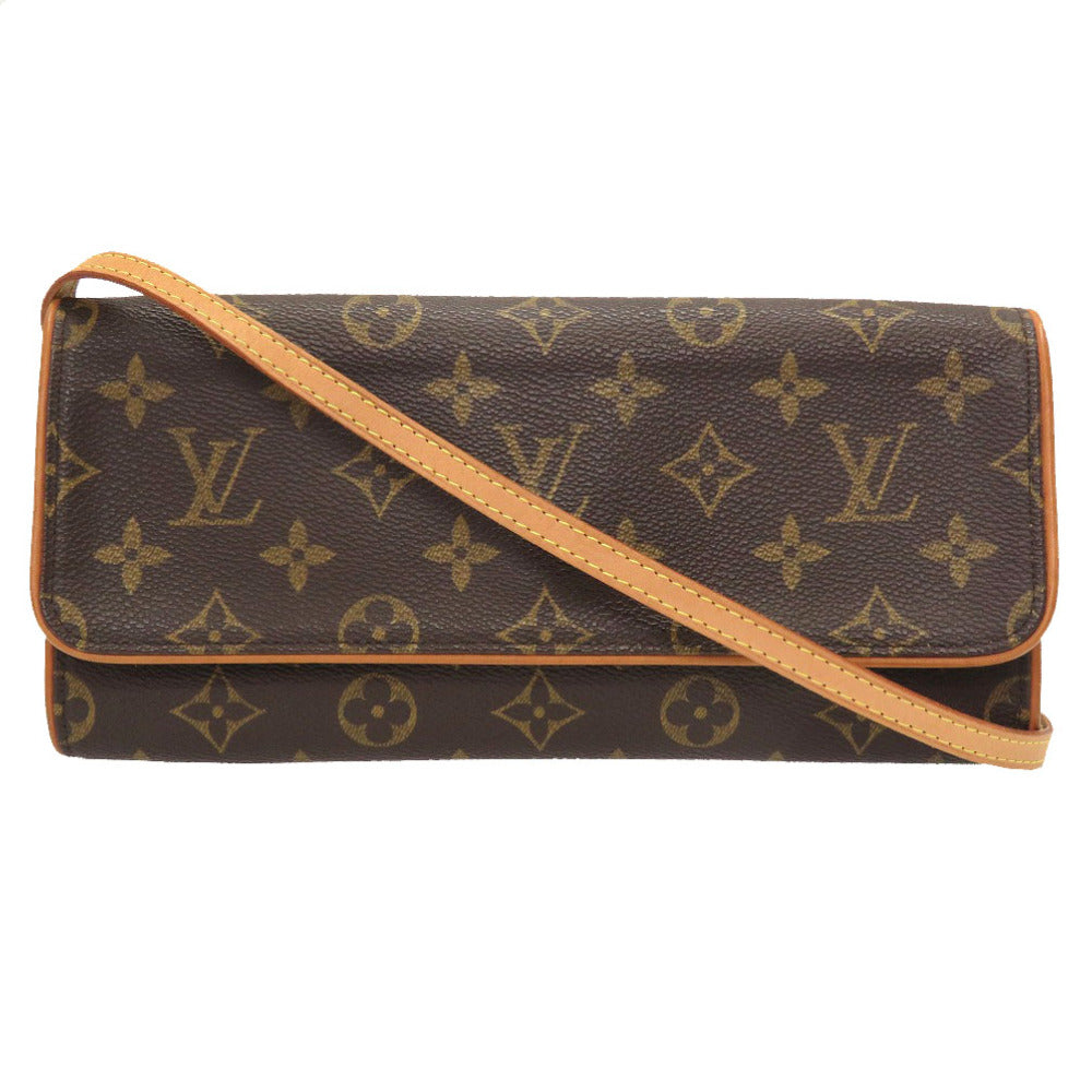 割れなし ルイ ヴィトン モノグラム ポシェットツインGM M51852 ショルダーバッグ バッグ LV 0088 【中古】 LOUIS VUITTON