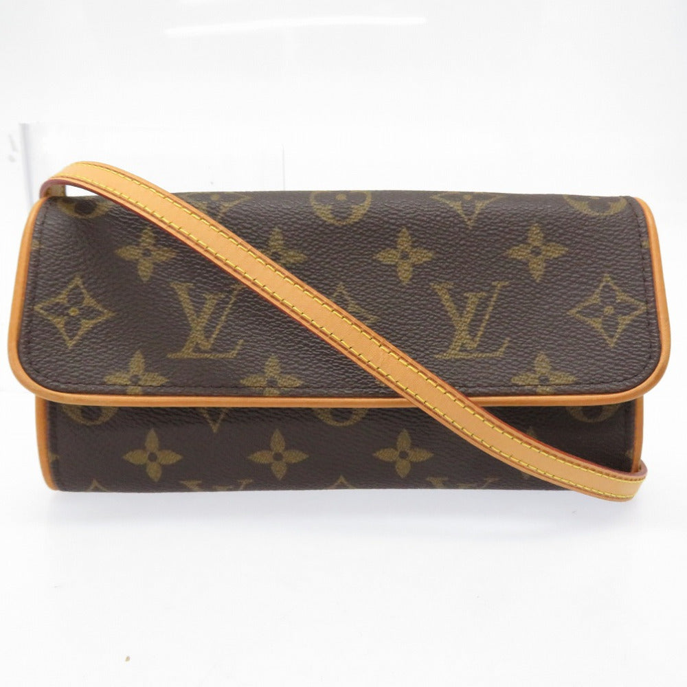 ルイ ヴィトン モノグラム ポシェットツインPM M51854 ショルダーバッグ バッグ LV 0105 【中古】 LOUIS VUITTON