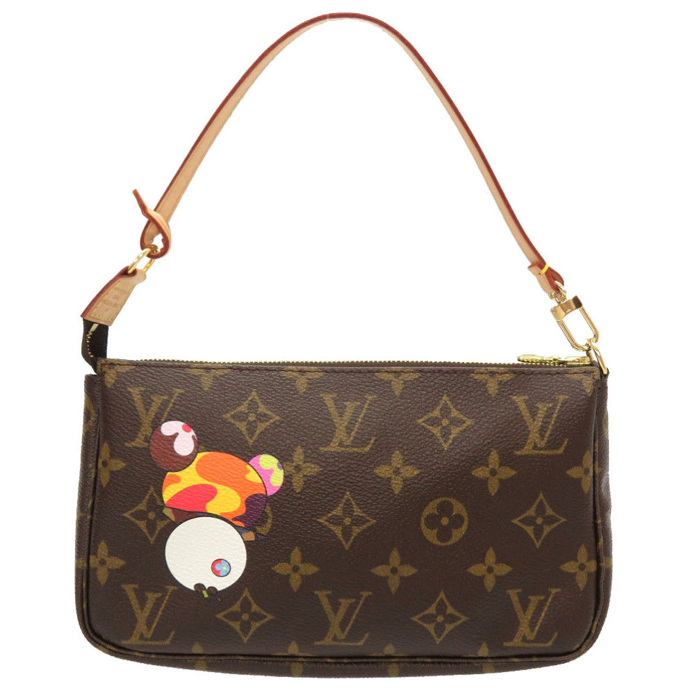 未使用 ルイ ヴィトン モノグラム パンダ ポシェット アクセソワール M51981 アクセサリーポーチ ポーチ 村上 隆 LV 0136 【中古】 LOUIS VUITTON