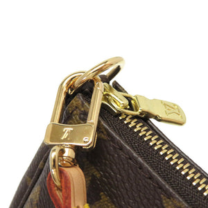 未使用 ルイ ヴィトン モノグラム パンダ ポシェット アクセソワール M51981 アクセサリーポーチ ポーチ 村上 隆 LV 0136 【中古】 LOUIS VUITTON