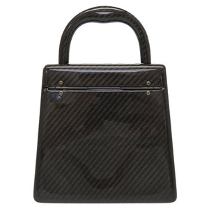 美品 フェラガモ カーボン ガンチーニ ブラック DO-21 9746 ハンドバッグ バッグ 黒 0137 【中古】 Salvatore Ferragamo