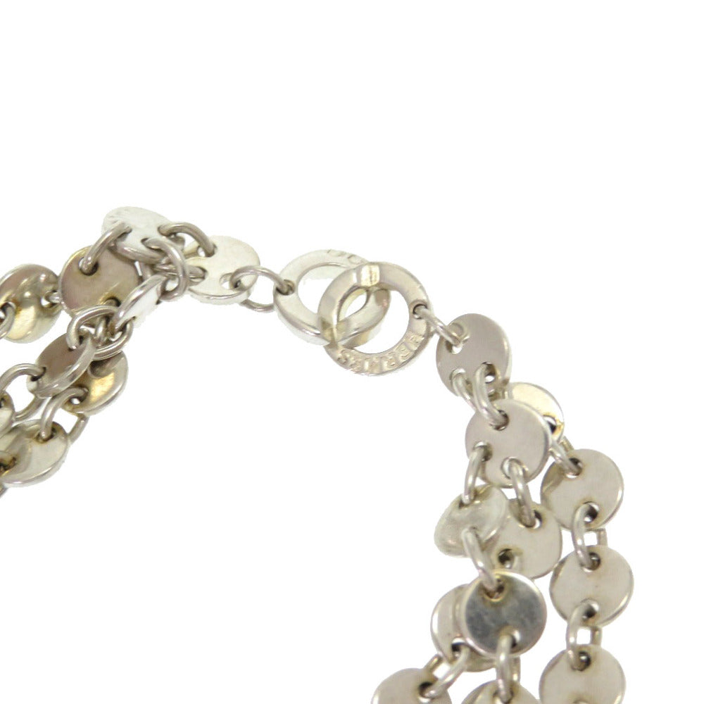 美品 エルメス 3連 チョーカー ヴィンテージ シルバー925 チョーカー ネックレス アクセサリー 0143 【中古】 HERMES