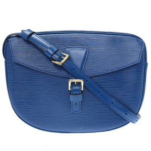 美品 ルイ ヴィトン エピ ジュヌフィーユ ブルー M52155 ショルダーバッグ バッグ 青 LV 0146 【中古】 LOUIS VUITTON