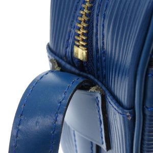 美品 ルイ ヴィトン エピ ジュヌフィーユ ブルー M52155 ショルダーバッグ バッグ 青 LV 0146 【中古】 LOUIS VUITTON