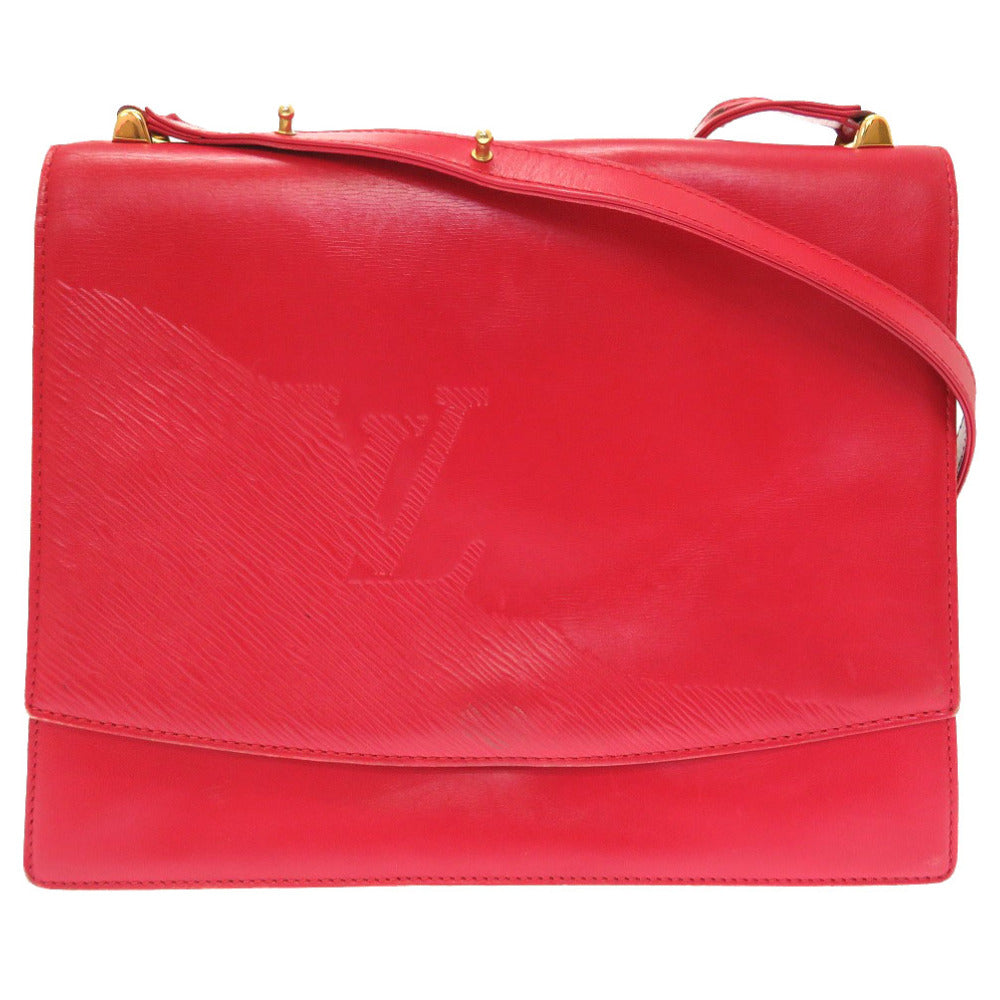 ルイ ヴィトン オペラ デルフ レザー レッド M63937 ショルダーバッグ バッグ 赤 LV 0156 【中古】 LOUIS VUITTON