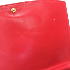 ルイ ヴィトン オペラ デルフ レザー レッド M63937 ショルダーバッグ バッグ 赤 LV 0156 【中古】 LOUIS VUITTON