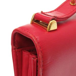 ルイ ヴィトン オペラ デルフ レザー レッド M63937 ショルダーバッグ バッグ 赤 LV 0156 【中古】 LOUIS VUITTON