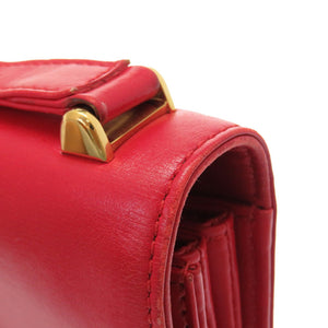 ルイ ヴィトン オペラ デルフ レザー レッド M63937 ショルダーバッグ バッグ 赤 LV 0156 【中古】 LOUIS VUITTON