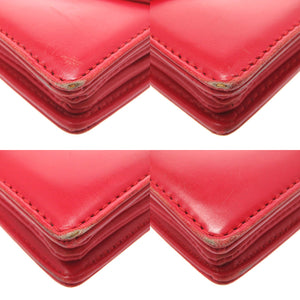 ルイ ヴィトン オペラ デルフ レザー レッド M63937 ショルダーバッグ バッグ 赤 LV 0156 【中古】 LOUIS VUITTON