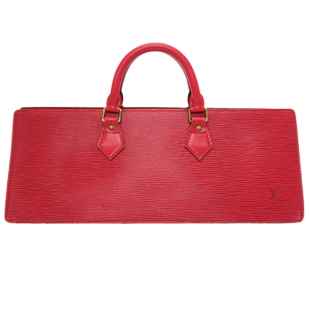 ベタ無し ルイ ヴィトン エピ サック トリアングル カスティリアンレッド M52097 ハンドバッグ バッグ 赤 LV 0162 【中古】 LOUIS VUITTON
