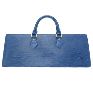 ルイ ヴィトン エピ サック トリアングル ブルー M52095 ハンドバッグ バッグ 青 LV 0168 【中古】 LOUIS VUITTON