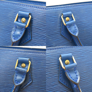 ルイ ヴィトン エピ サック トリアングル ブルー M52095 ハンドバッグ バッグ 青 LV 0168 【中古】 LOUIS VUITTON