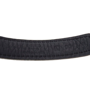 美品 エルメス トリヨンクレマンス ネイビー シルバー金具 □L刻印 ケリーダンスストラップ ショルダーストラップ 紺 0175 【中古】 HERMES