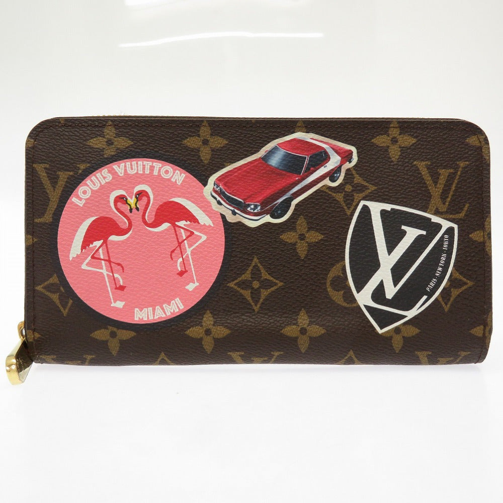 美品 ルイ ヴィトン モノグラム ジッピーウォレット ワールドツアー ニコラ ジェスキエール M62149 ラウンドファスナー 長財布 財布 LV 0199 【中古】 LOUIS VUITTON