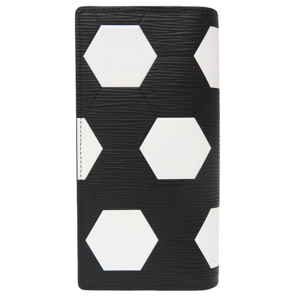 未使用 ルイ ヴィトン エピ ポルトフォイユ ブラザ 2018 FIFA ワールドカップ 限定 M63294 長財布 ブラック 黒 LV 0204 【中古】 LOUIS VUITTON メンズ