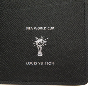 未使用 ルイ ヴィトン エピ ポルトフォイユ ブラザ 2018 FIFA ワールドカップ 限定 M63294 長財布 ブラック 黒 LV 0204 【中古】 LOUIS VUITTON メンズ