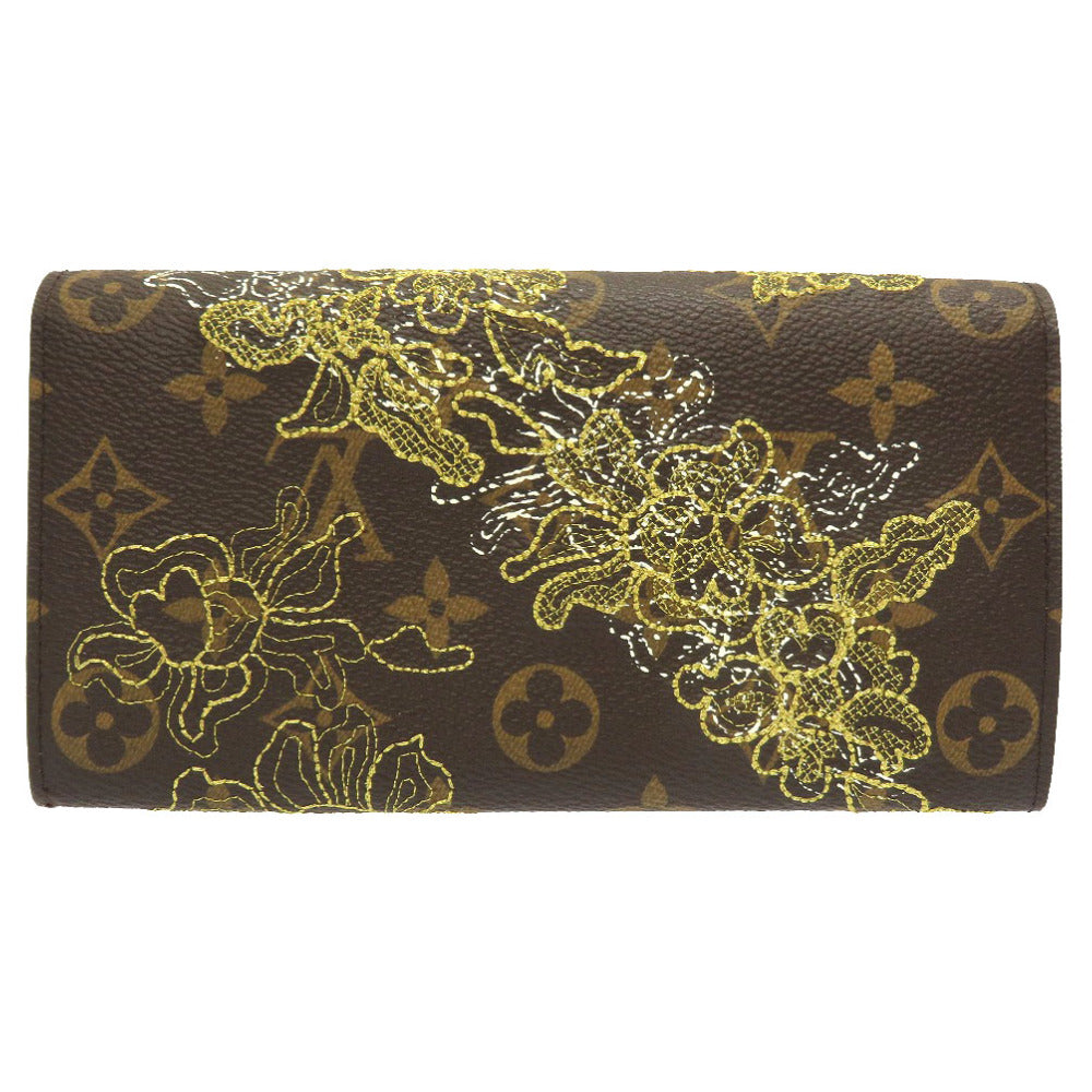 新品同様 ルイ ヴィトン モノグラム ダンテェル ポルト フォイユ サラ ゴールド M95389 長財布 財布 LV 0207 【中古】 LOUIS VUITTON