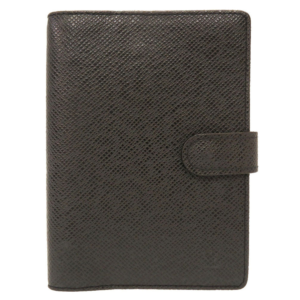 美品 ルイ ヴィトン タイガ アジェンダPM アルドワーズ R20426 手帳カバー 手帳 黒 LV 0209 【中古】 LOUIS VUITTON メンズ