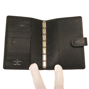 美品 ルイ ヴィトン タイガ アジェンダPM アルドワーズ R20426 手帳カバー 手帳 黒 LV 0209 【中古】 LOUIS VUITTON メンズ