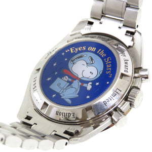 美品 オメガ スピードマスター スヌーピーアワード 世界限定5441本 手巻き 腕時計 ブラック 黒文字盤 0256【中古】OMEGA メンズ