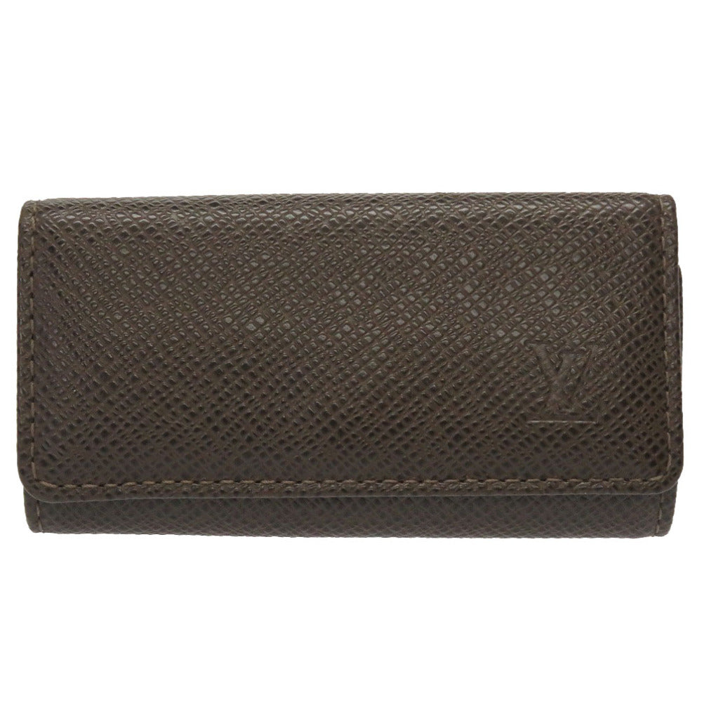 美品 ルイ ヴィトン タイガ ミュルティクレ4 グリズリ M30528 4連 キーケース LV 0260 【中古】 LOUIS VUITTON メンズ