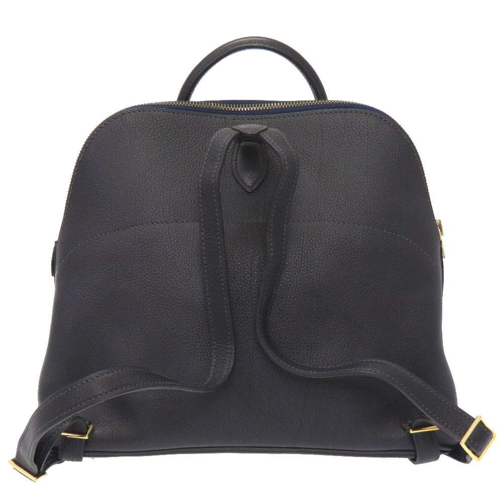 美品 エルメス ボリードアド トゴ ネイビー ゴールド金具 □A刻印 リュックサック バックパック バッグ 紺 0265 【中古】 HERMES
