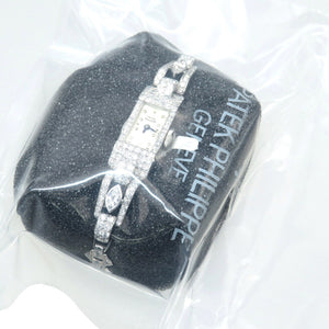 新品同様 パテックフィリップ ジュエリー ウォッチ アンティーク ダイヤ 手巻き Ptプラチナ/ダイヤモンド 腕時計 オーバーホール済み 0279【中古】PATEK PHILIPPE レディース