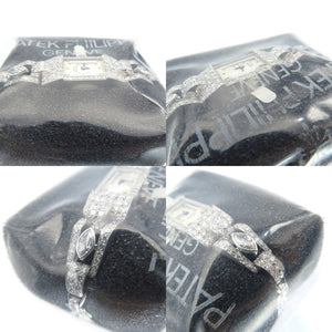 新品同様 パテックフィリップ ジュエリー ウォッチ アンティーク ダイヤ 手巻き Ptプラチナ/ダイヤモンド 腕時計 オーバーホール済み 0279【中古】PATEK PHILIPPE レディース