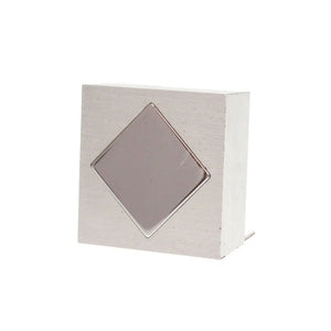 エルメス H ロゴ フォトスタンド シルバー メタル スタンド ペーパーウエイト 0291 【中古】 HERMES