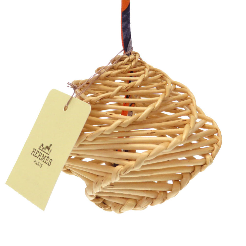 未使用 エルメス プティアッシュ BOULE OSIER SOIE PM ストロー ナチュラル マルチカラ― 0295 【中古】 HERMES