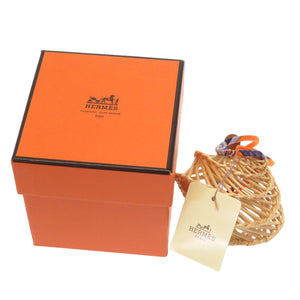 未使用 エルメス プティアッシュ BOULE OSIER SOIE PM ストロー ナチュラル マルチカラ― 0295 【中古】 HERMES