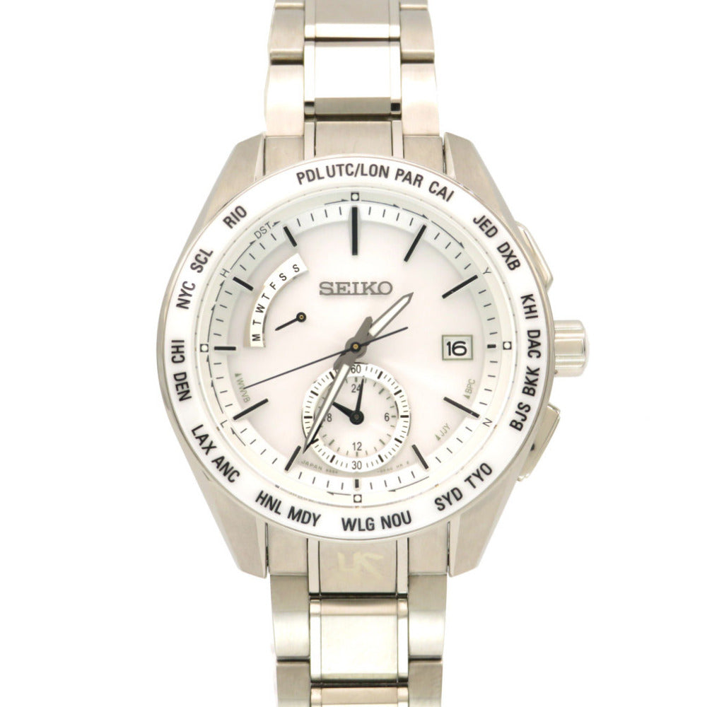 新品同様 セイコー ブライツ 2015年 ヤクルトスワローズ優勝記念モデル SAGA165 電波ソーラー 腕時計 0315【中古】SEIKO メンズ