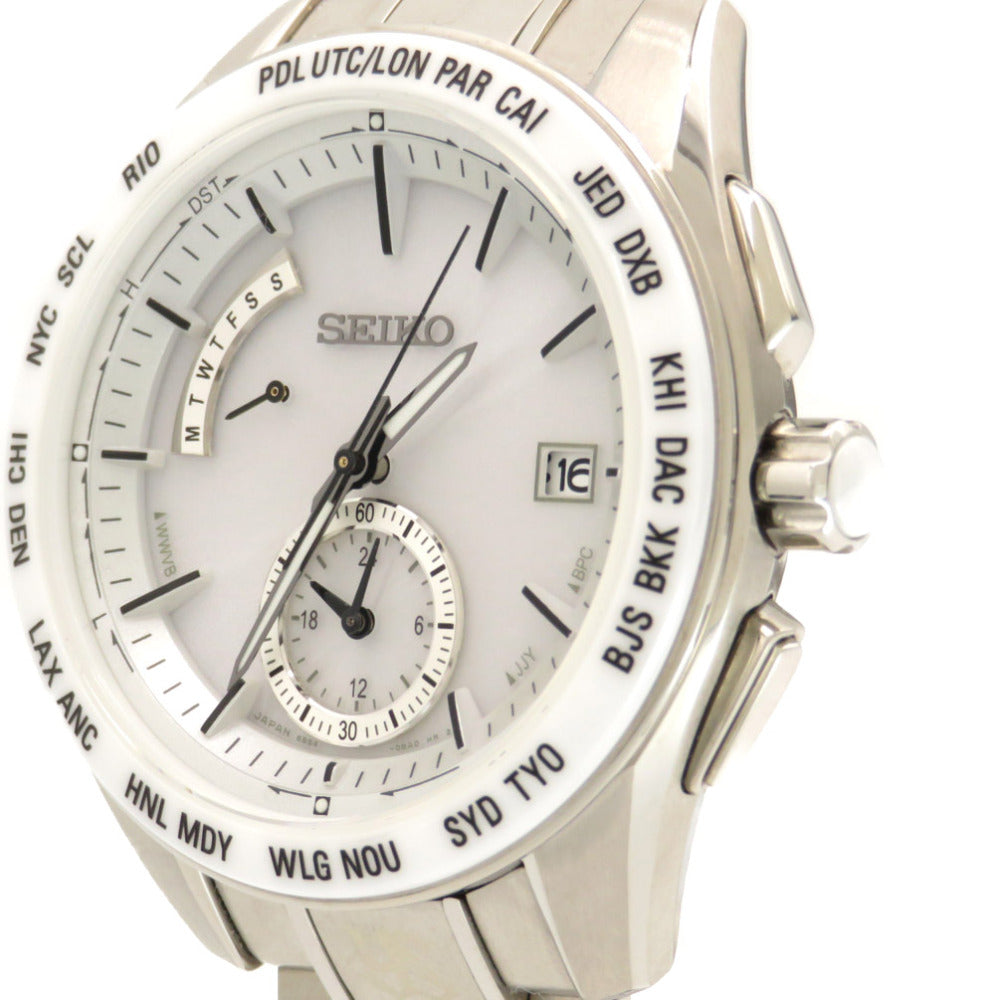 新品同様 セイコー ブライツ 2015年 ヤクルトスワローズ優勝記念モデル SAGA165 電波ソーラー 腕時計 0315【中古】SEIKO メンズ