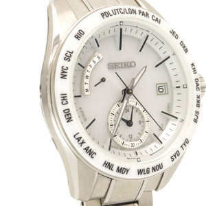 新品同様 セイコー ブライツ 2015年 ヤクルトスワローズ優勝記念モデル SAGA165 電波ソーラー 腕時計 0315【中古】SEIKO メンズ